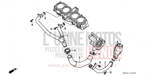 TUYAU D'EAU CBR1000FV de 1997